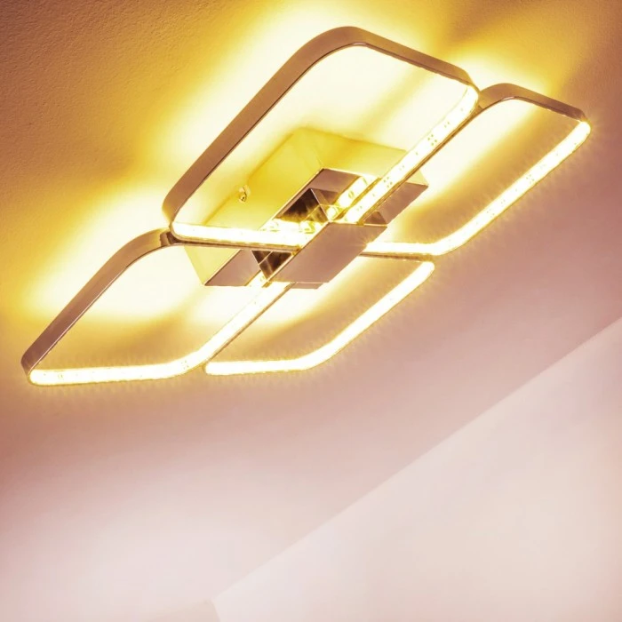 Hofstein Sepino Deckenleuchte LED Chrom, 1-flammig 15 Hofstein Sepino Deckenleuchte LED Chrom, 1-flammig – Bild 15