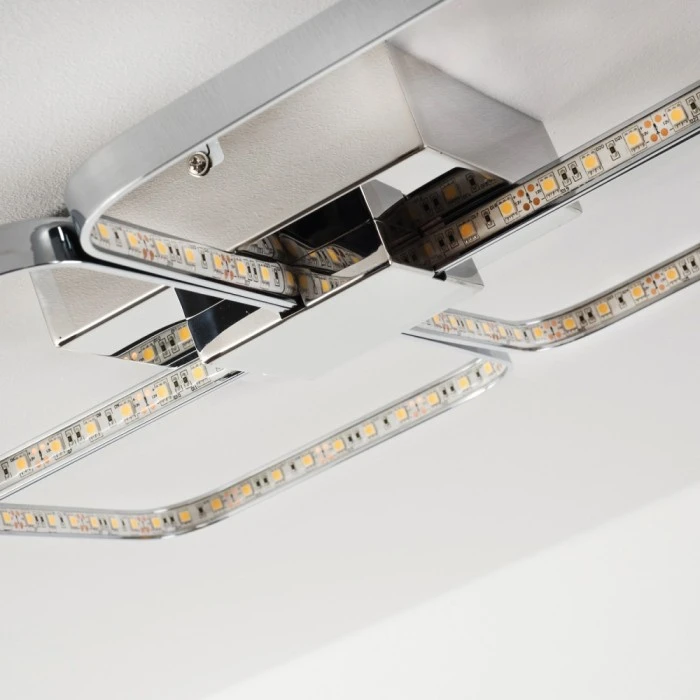 Hofstein Sepino Deckenleuchte LED Chrom, 1-flammig 6 Hofstein Sepino Deckenleuchte LED Chrom, 1-flammig – Bild 6