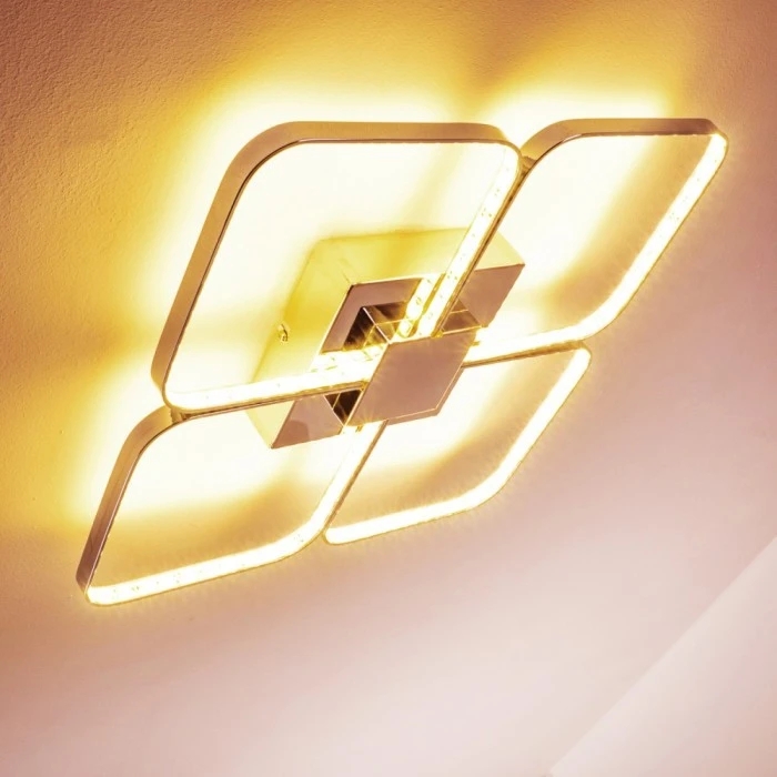 Hofstein Sepino Deckenleuchte LED Chrom, 1-flammig 8 Hofstein Sepino Deckenleuchte LED Chrom, 1-flammig – Bild 8