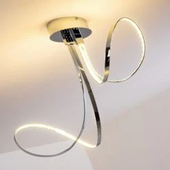 Hofstein Sepino Deckenleuchte LED Chrom, 1-flammig -LED Leuchten Verkäufe 2022 sepino deckenleuchte h165950 10