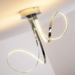 Hofstein Sepino Deckenleuchte LED Chrom, 1-flammig -LED Leuchten Verkäufe 2022 sepino deckenleuchte h165950 11