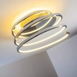 Hofstein Sepino Deckenleuchte LED Chrom, 1-flammig -LED Leuchten Verkäufe 2022 sepino deckenleuchte h165998 2