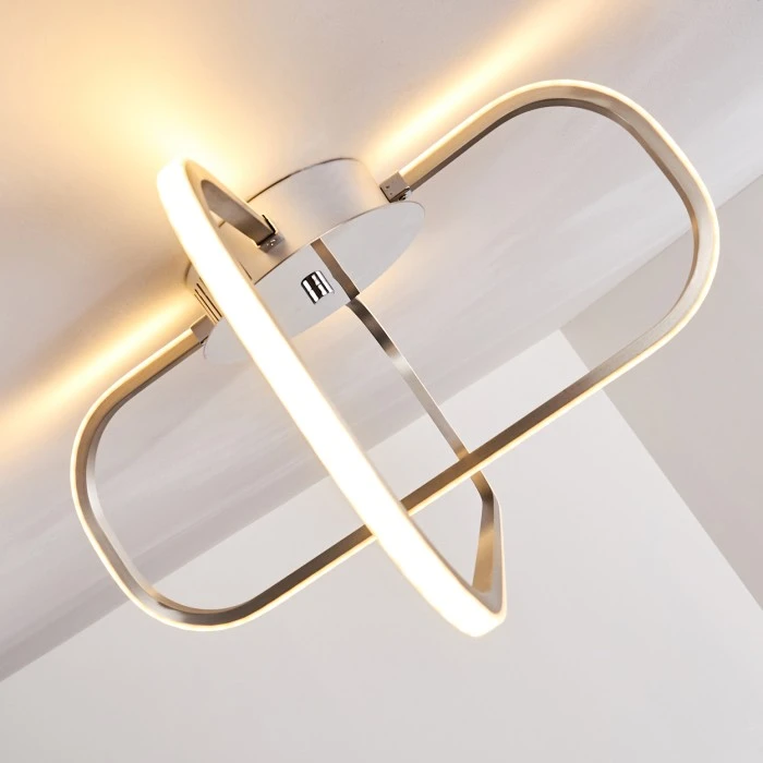 Hofstein Serre Deckenleuchte LED Chrom, 1-flammig 12 Hofstein Serre Deckenleuchte LED Chrom, 1-flammig – Bild 12