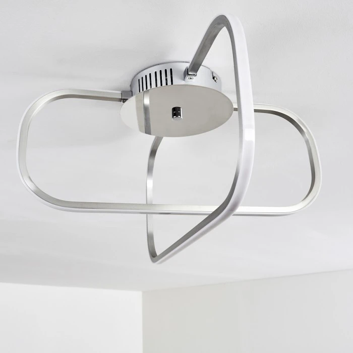 Hofstein Serre Deckenleuchte LED Chrom, 1-flammig 13 Hofstein Serre Deckenleuchte LED Chrom, 1-flammig – Bild 13