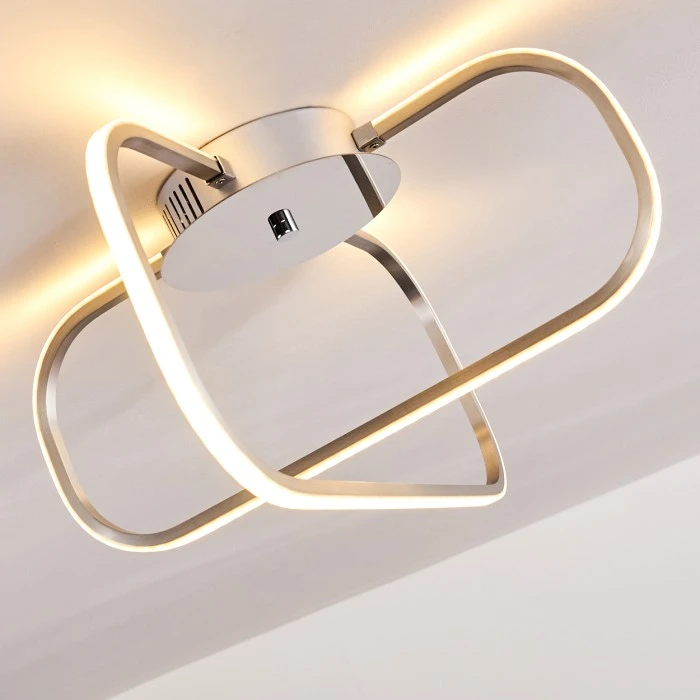 Hofstein Serre Deckenleuchte LED Chrom, 1-flammig 14 Hofstein Serre Deckenleuchte LED Chrom, 1-flammig – Bild 14