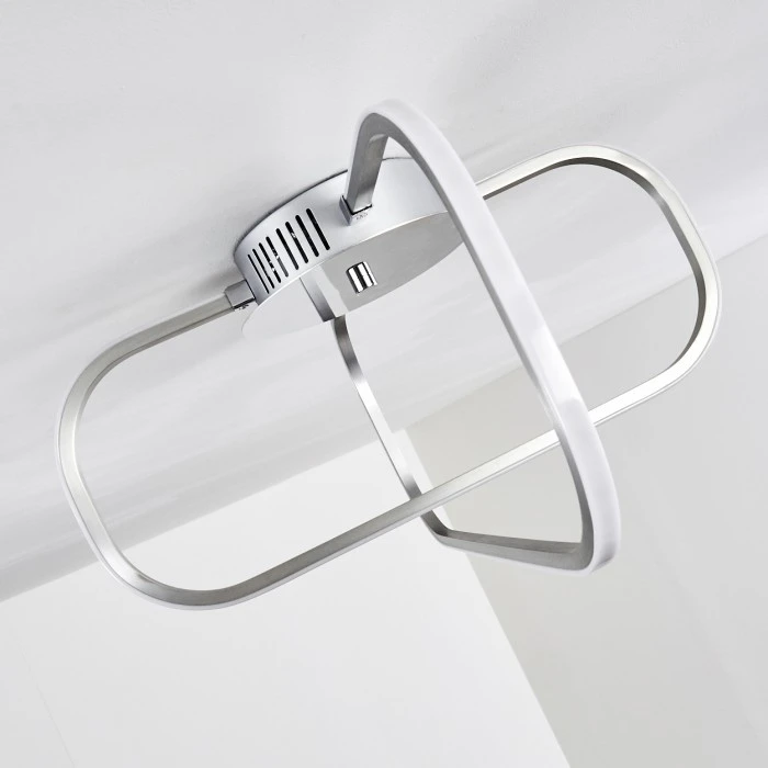 Hofstein Serre Deckenleuchte LED Chrom, 1-flammig 18 Hofstein Serre Deckenleuchte LED Chrom, 1-flammig – Bild 18