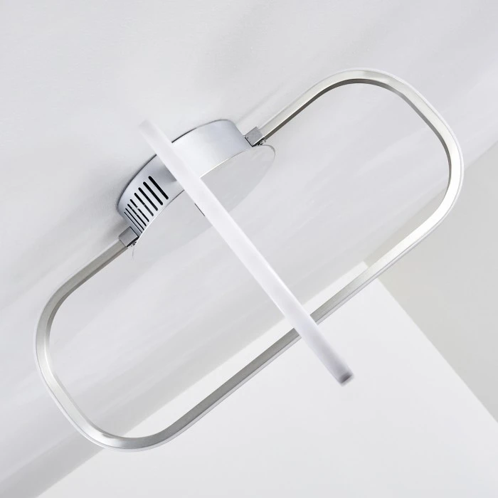 Hofstein Serre Deckenleuchte LED Chrom, 1-flammig 4 Hofstein Serre Deckenleuchte LED Chrom, 1-flammig – Bild 4