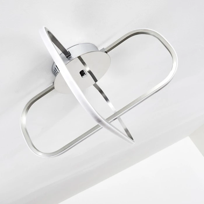 Hofstein Serre Deckenleuchte LED Chrom, 1-flammig 7 Hofstein Serre Deckenleuchte LED Chrom, 1-flammig – Bild 7