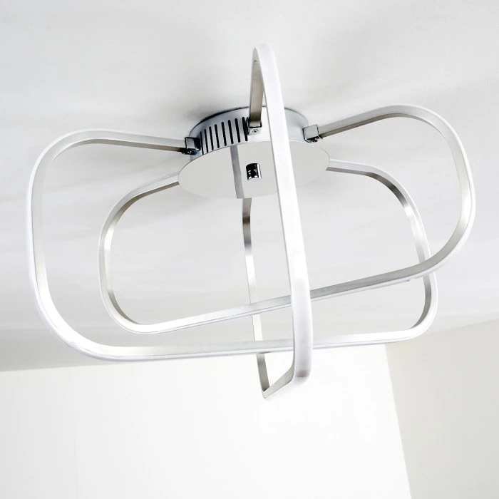 Hofstein Serre Deckenleuchte LED Chrom, 1-flammig 14 Hofstein Serre Deckenleuchte LED Chrom, 1-flammig – Bild 14