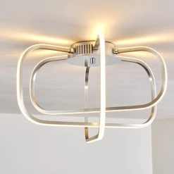 Hofstein Serre Deckenleuchte LED Chrom, 1-flammig 36 Hofstein Serre Deckenleuchte LED Chrom, 1-flammig -LED Leuchten Verkäufe 2022 serre deckenleuchte h167510 15