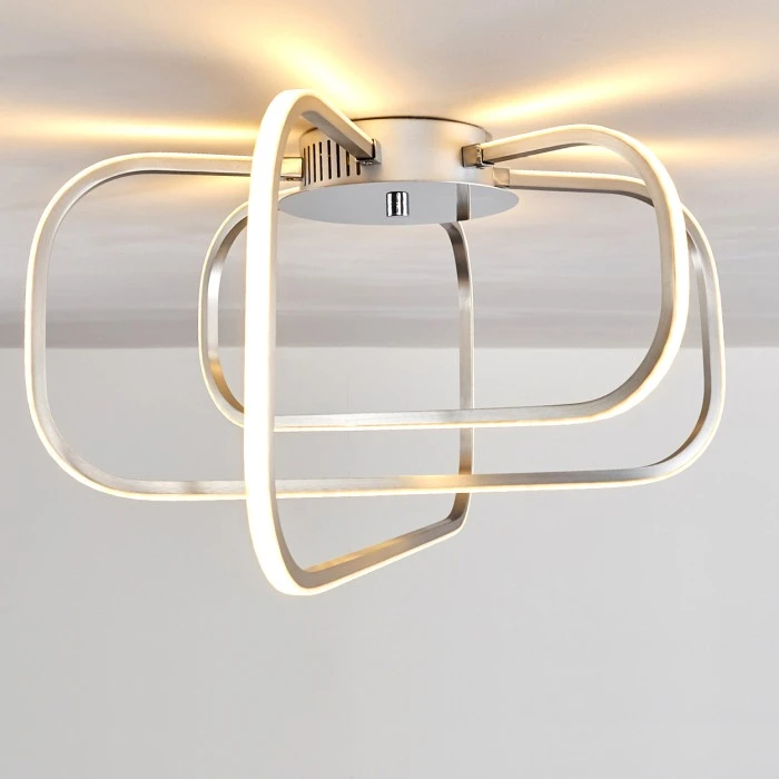 Hofstein Serre Deckenleuchte LED Chrom, 1-flammig 17 Hofstein Serre Deckenleuchte LED Chrom, 1-flammig – Bild 17