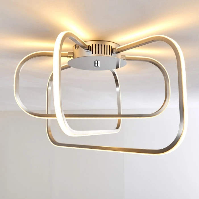 Hofstein Serre Deckenleuchte LED Chrom, 1-flammig 18 Hofstein Serre Deckenleuchte LED Chrom, 1-flammig – Bild 18