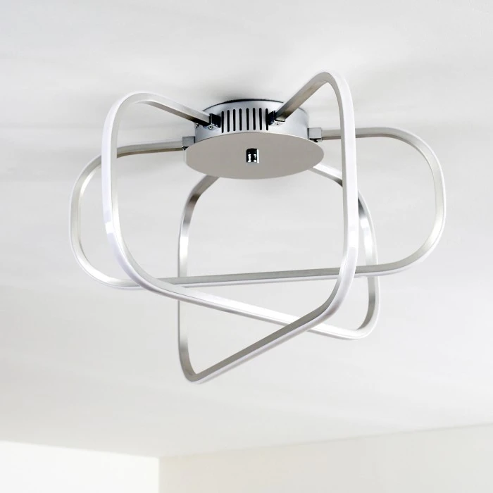 Hofstein Serre Deckenleuchte LED Chrom, 1-flammig 19 Hofstein Serre Deckenleuchte LED Chrom, 1-flammig – Bild 19