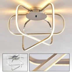 Hofstein Serre Deckenleuchte LED Chrom, 1-flammig 41 Hofstein Serre Deckenleuchte LED Chrom, 1-flammig -LED Leuchten Verkäufe 2022 serre deckenleuchte h167510 20