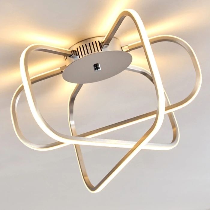 Hofstein Serre Deckenleuchte LED Chrom, 1-flammig 4 Hofstein Serre Deckenleuchte LED Chrom, 1-flammig – Bild 4