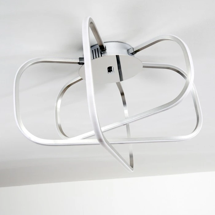 Hofstein Serre Deckenleuchte LED Chrom, 1-flammig 5 Hofstein Serre Deckenleuchte LED Chrom, 1-flammig – Bild 5