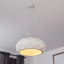 Hofstein Shouver Deckenleuchte LED Wei&szlig;, 1-flammig -LED Leuchten Verkäufe 2022 shouver deckenleuchte h3387214 16