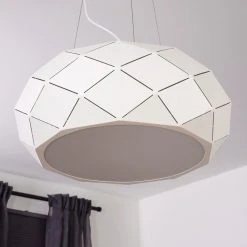 Hofstein Shouver Deckenleuchte LED Wei&szlig;, 1-flammig -LED Leuchten Verkäufe 2022 shouver deckenleuchte h3387214 9