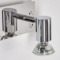 Hofstein Sibarco Wandleuchte LED Chrom, 2-flammig -LED Leuchten Verkäufe 2022 sibarco wandleuchte h3548196 2