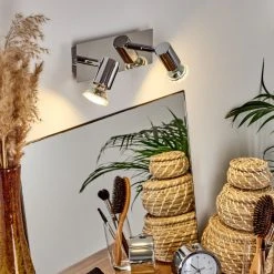 Hofstein Sibarco Wandleuchte LED Chrom, 2-flammig -LED Leuchten Verkäufe 2022 sibarco wandleuchte h3548196 5