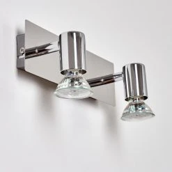 Hofstein Sibarco Wandleuchte LED Chrom, 2-flammig -LED Leuchten Verkäufe 2022 sibarco wandleuchte h3548196 6