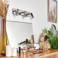 Hofstein Sibarco Wandleuchte LED Chrom, 3-flammig -LED Leuchten Verkäufe 2022 sibarco wandleuchte h3548219 9