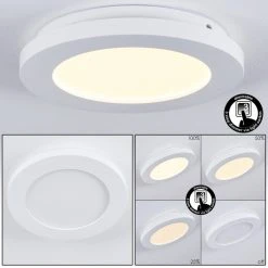 Hofstein Siguna Deckenleuchte LED Weiß, 1-flammig