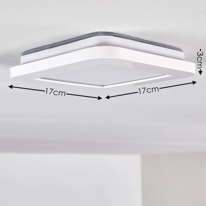 Hofstein Siguna Deckenpanel LED Weiß, 1-flammig 2 Hofstein Siguna Deckenpanel LED Weiß, 1-flammig – Bild 2