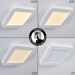 Hofstein Siguna Deckenpanel LED Wei&szlig;, 1-flammig -LED Leuchten Verkäufe 2022 siguna deckenpanel h3372739 3