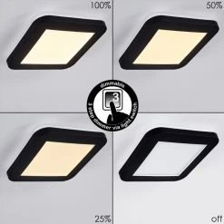 Hofstein Siguna Deckenpanel LED Weiß, 1-flammig -LED Leuchten Verkäufe 2022 siguna deckenpanel h3373347 3