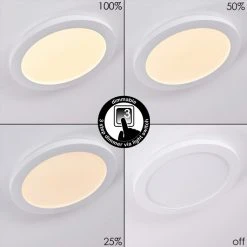 Hofstein Siguna LED Panel Weiß, 1-flammig -LED Leuchten Verkäufe 2022 siguna led panel h3373422 3