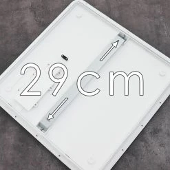 Hofstein Siguna LED Panel Schwarz, Wei&szlig;, 1-flammig -LED Leuchten Verkäufe 2022 siguna led panel h3374597 19