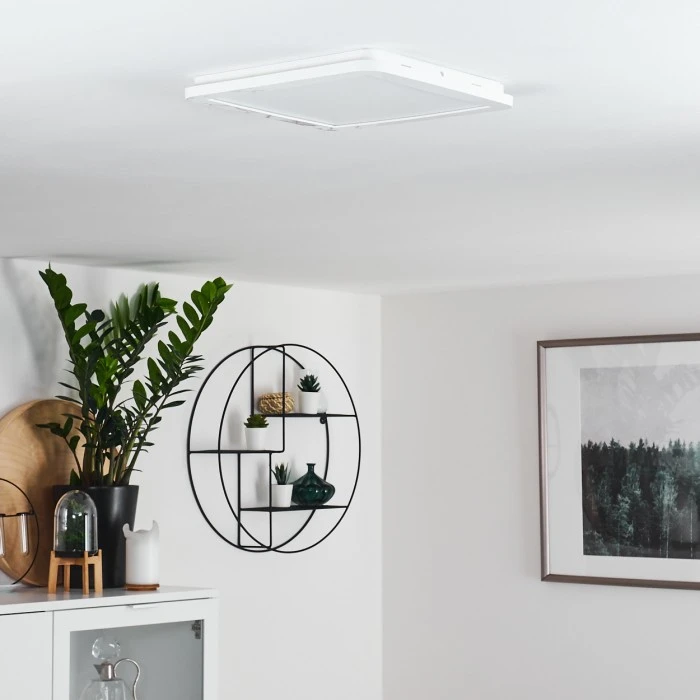 Hofstein Siguna LED Panel Weiß, 1-flammig 12 Hofstein Siguna LED Panel Weiß, 1-flammig – Bild 12