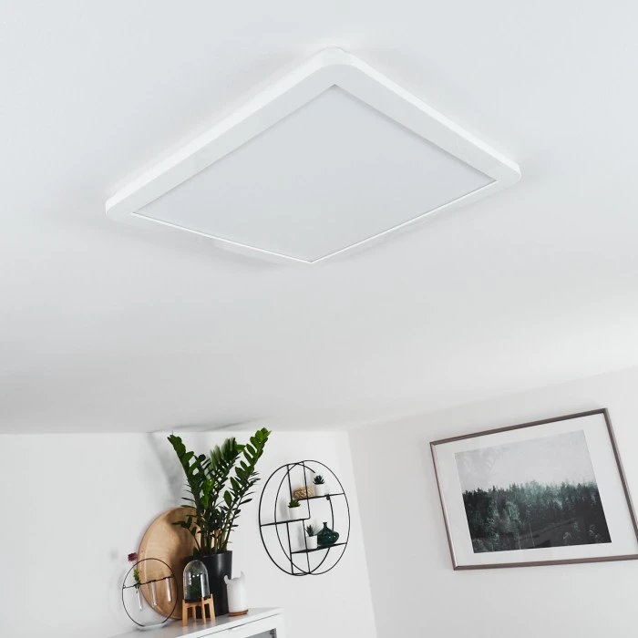 Hofstein Siguna LED Panel Weiß, 1-flammig 19 Hofstein Siguna LED Panel Weiß, 1-flammig – Bild 19