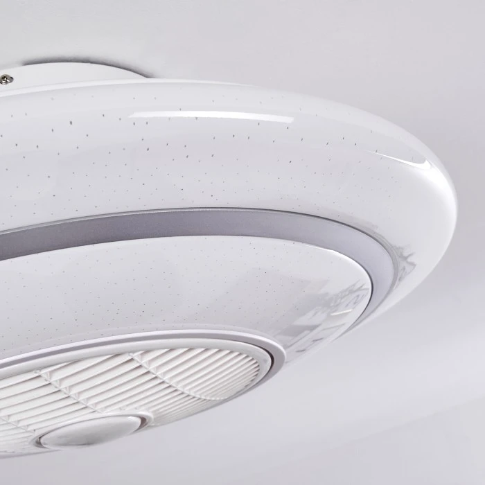 Hofstein Sitges Deckenventilator LED Weiß, 1-flammig, Fernbedienung 11 Hofstein Sitges Deckenventilator LED Weiß, 1-flammig, Fernbedienung – Bild 11