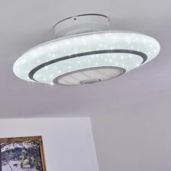 Hofstein Sitges Deckenventilator LED Weiß, 1-flammig, Fernbedienung 28 Hofstein Sitges Deckenventilator LED Weiß, 1-flammig, Fernbedienung -LED Leuchten Verkäufe 2022 sitges deckenventilator h3335109 7