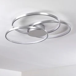 Hofstein Skanes Deckenleuchte LED Nickel-Matt, 1-flammig 53 Hofstein Skanes Deckenleuchte LED Nickel-Matt, 1-flammig -LED Leuchten Verkäufe 2022 skanes deckenleuchte h3273562 do1 25