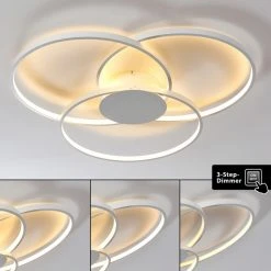 Hofstein Skanes Deckenleuchte LED Weiß, 1-flammig