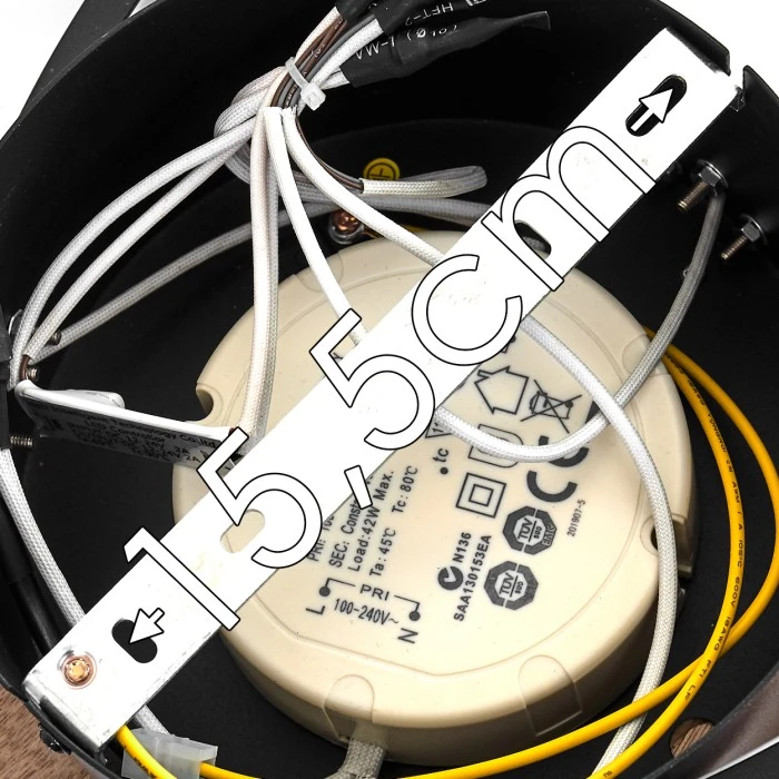 Hofstein Skanes Deckenleuchte LED Schwarz, 1-flammig 18 Hofstein Skanes Deckenleuchte LED Schwarz, 1-flammig – Bild 18