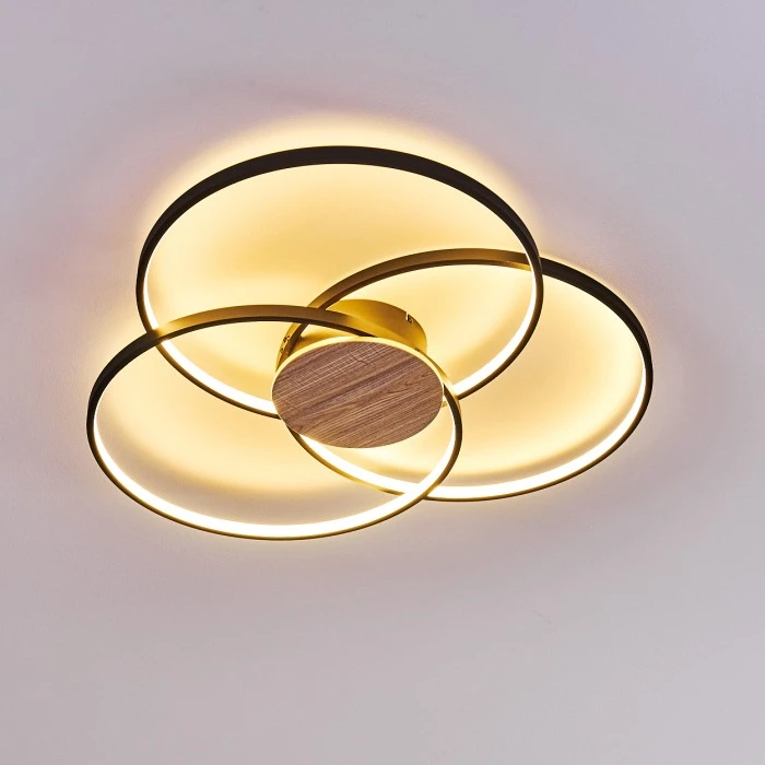 Hofstein Skanes Deckenleuchte LED Schwarz, 1-flammig 5 Hofstein Skanes Deckenleuchte LED Schwarz, 1-flammig – Bild 5