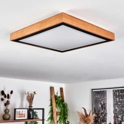 Hofstein Sobredo Deckenleuchte LED Schwarz, Naturfarben, 1-flammig -LED Leuchten Verkäufe 2022 sobredo deckenleuchte h3460283 4