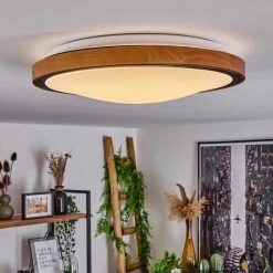 Hofstein Sobredo Deckenleuchte LED Schwarz, Weiß, Naturfarben, 1-flammig 20 Hofstein Sobredo Deckenleuchte LED Schwarz, Weiß, Naturfarben, 1-flammig -LED Leuchten Verkäufe 2022 sobredo deckenleuchte h3581469 9