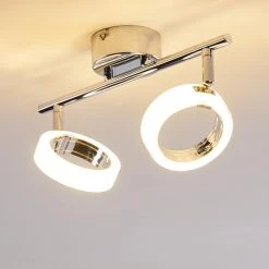 Hofstein Soppana Deckenleuchte LED Chrom, 2-flammig -LED Leuchten Verkäufe 2022 soppana deckenleuchte h3169834 do1 3