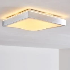 Hofstein Sora Deckenleuchte LED Nickel-Matt, 1-flammig -LED Leuchten Verkäufe 2022 sora deckenleuchte h166100 8