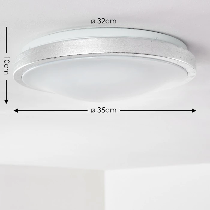 Hofstein Sora Deckenleuchte LED Weiß, 1-flammig 2 Hofstein Sora Deckenleuchte LED Weiß, 1-flammig – Bild 2