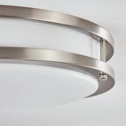 Hofstein Sora Deckenleuchte LED Nickel-Matt, Wei&szlig;, 1-flammig -LED Leuchten Verkäufe 2022 sora deckenleuchte h3266182 do4 11