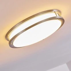 Hofstein Sora Deckenleuchte LED Nickel-Matt, 1-flammig -LED Leuchten Verkäufe 2022 sora deckenleuchte h3266199 do4 11