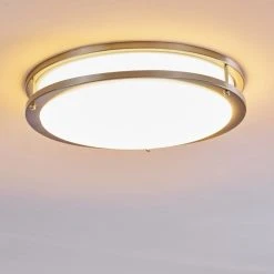 Hofstein Sora Deckenleuchte LED Nickel-Matt, 1-flammig -LED Leuchten Verkäufe 2022 sora deckenleuchte h3266199 do4 14