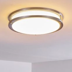 Hofstein Sora Deckenleuchte LED Nickel-Matt, 1-flammig -LED Leuchten Verkäufe 2022 sora deckenleuchte h3266199 do4 4