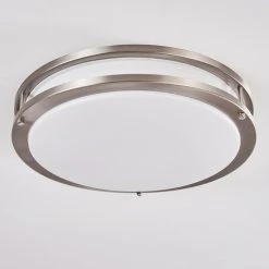 Hofstein Sora Deckenleuchte LED Nickel-Matt, 1-flammig -LED Leuchten Verkäufe 2022 sora deckenleuchte h3266199 do4 6